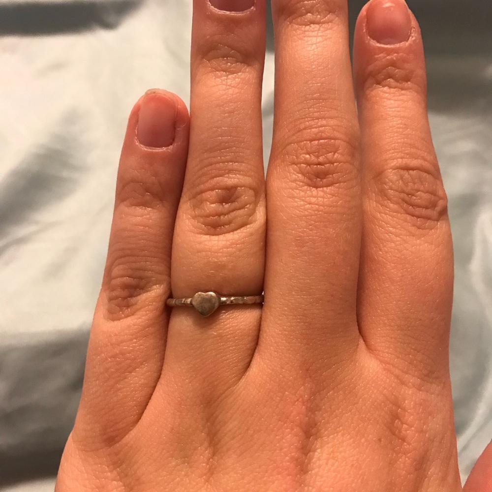 Sterling silver thin band